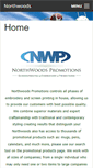 Mobile Screenshot of northwoodspromo.com